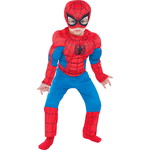 Toddler Boys Classic Spider-Man Muscle Costume