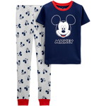 2-Piece Mickey Mouse 100% Snug Fit Cotton パジャマ