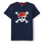 Boys Embroidered Skull Top