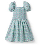 JANIE AND JACK / ジャニーアンドジャック The Grace Floral Smocked Puff Sleeve ドレス