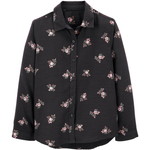 Floral Button-Front シャツ