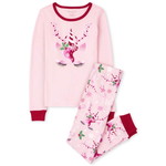 Mommy And Me Christmas Unicorn Snug Fit Cotton パジャマ