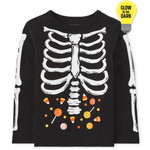 Baby and Toddler Boys Dad And Me Glow Skeleton グラフィック ティ